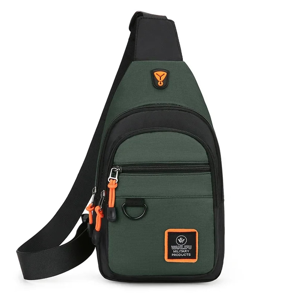 UrbanFlex Mens Chest Bag Lightweight Crossbody Sling for Travel and Daily Carry