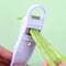 QuickSlice Green Bean Slicer Tool Stainless Steel Vegetable Prep Cutter String Remover 3