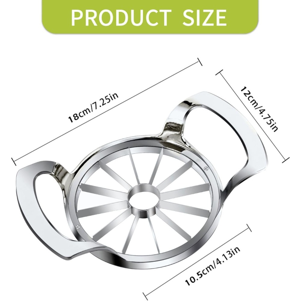 Extra Large Stainless Steel Apple Slicer And Fruit Corer Cutter 4