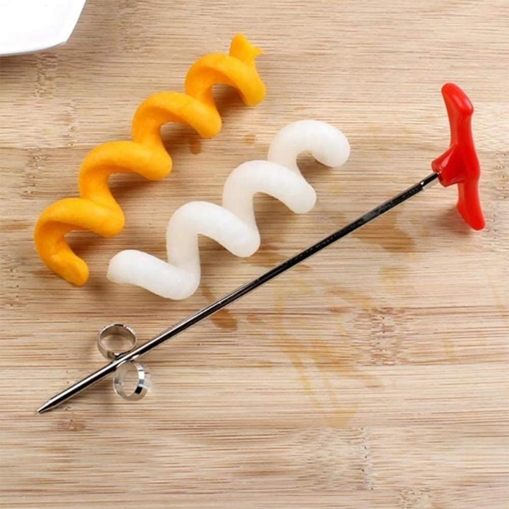 Manual Spiral Vegetable Cutter Twister for Fries and Garnishes