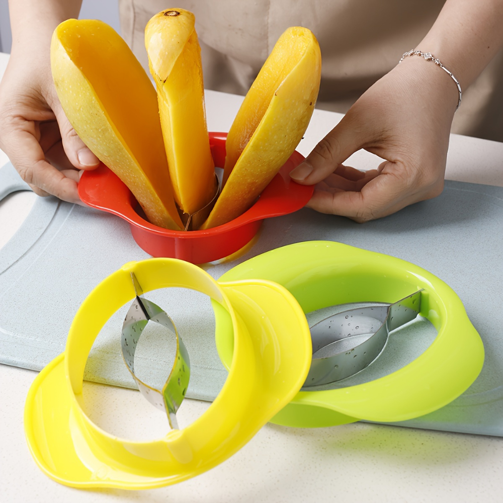 Mango Slicer And Fruit Cutter With Non Slip Grip Easy Peel Core Tool 1