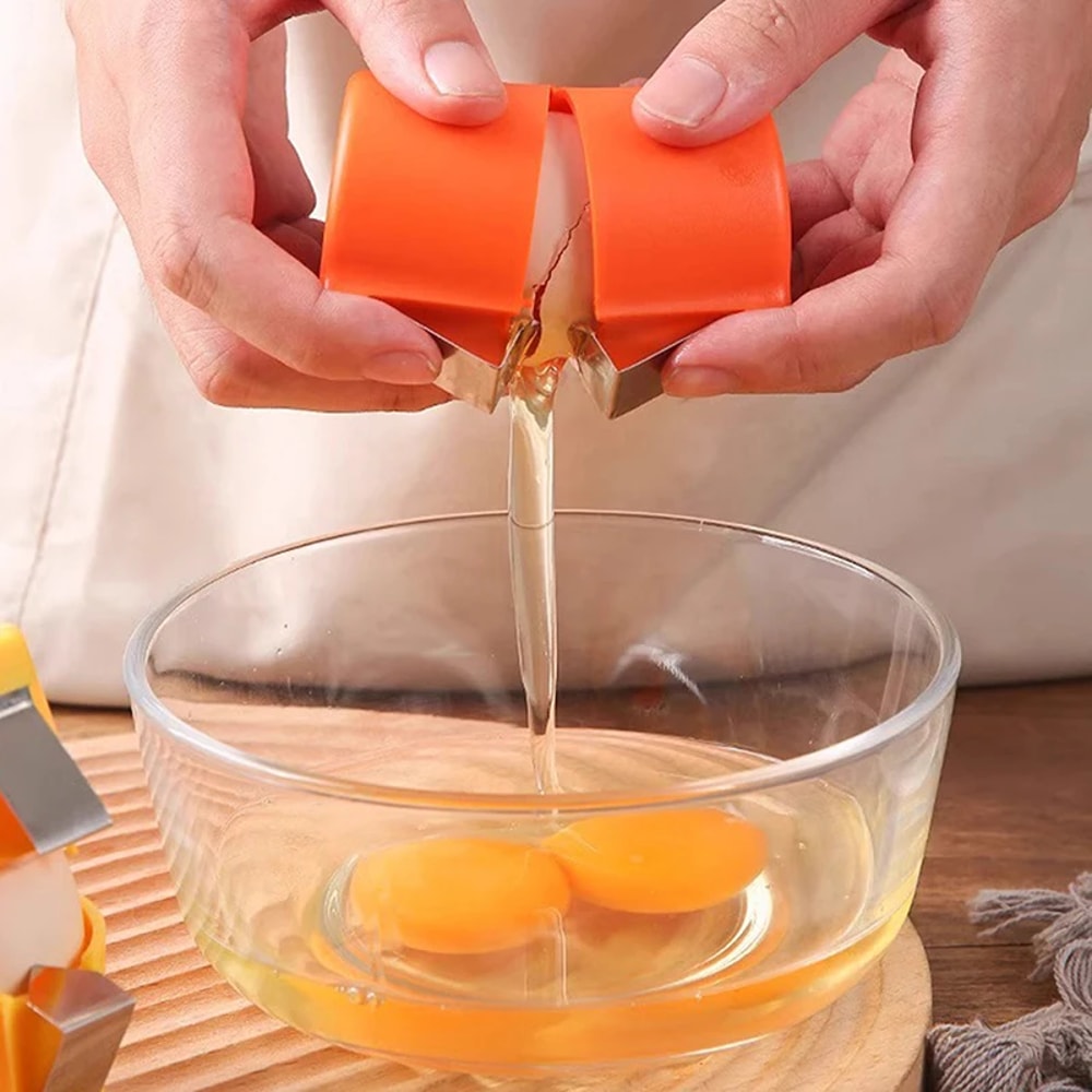 Precision Egg Shell Cutter Egg Separator Tool Portable Kitchen Baking Gadget 4