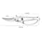 Heavy Duty Kitchen Scissors Stainless Steel Meat & Bone Cutting Shears for BBQ and Home Cooking
