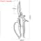 Heavy Duty Kitchen Scissors Stainless Steel Meat & Bone Cutting Shears for BBQ and Home Cooking