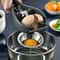Stainless Steel Egg Cracker Tool With BuiltIn Egg Separator For MessFree Cooking 4