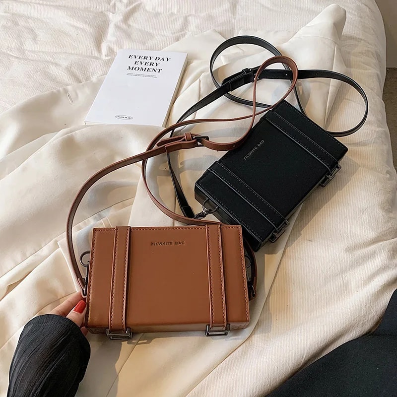 Mini Crossbody Bag For Men Compact Phone Shoulder Bag Streetwear Sling 0