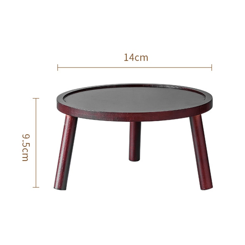 Mini Wooden Plant Stand Riser For Pots Bonsai Home Decor Display 5