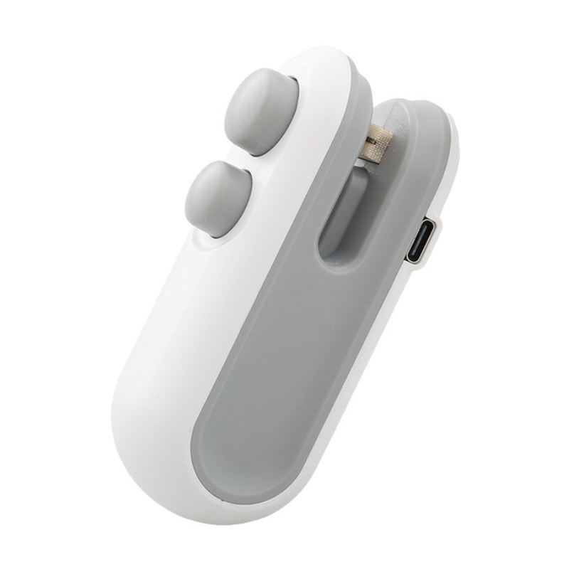 USB Rechargeable Mini Bag Sealer With Cutter Portable Chip Bag Sealer For Fresh Food Storage 5