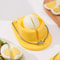Boiled Egg Slicer with Dual Cutters Stainless Steel Egg Slicer for Quick Perfect Slices