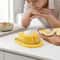 Boiled Egg Slicer with Dual Cutters Stainless Steel Egg Slicer for Quick Perfect Slices