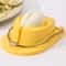 Boiled Egg Slicer with Dual Cutters Stainless Steel Egg Slicer for Quick Perfect Slices