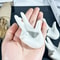 Elegant Ceramic Hand Crystal Sphere Holder For Quartz Crystal Stand Display 1