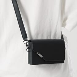 mens pu leather crossbody bag compact street style mini messenger shoulder bag