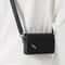 Mens PU Leather Crossbody Bag Compact Street Style Mini Messenger Shoulder Bag 0