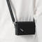 Mens PU Leather Crossbody Bag Compact Street Style Mini Messenger Shoulder Bag 0
