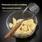 Ergonomic Stainless Steel Potato Masher With Wooden Handle For Smooth Mashing 0