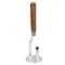 Ergonomic Stainless Steel Potato Masher With Wooden Handle For Smooth Mashing 4