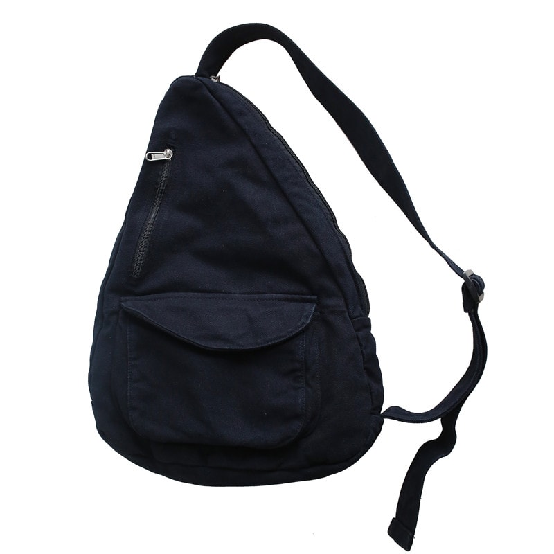 Canvas Chest Bag Multi Pocket Unisex Crossbody Bag for Travel and Daily Use