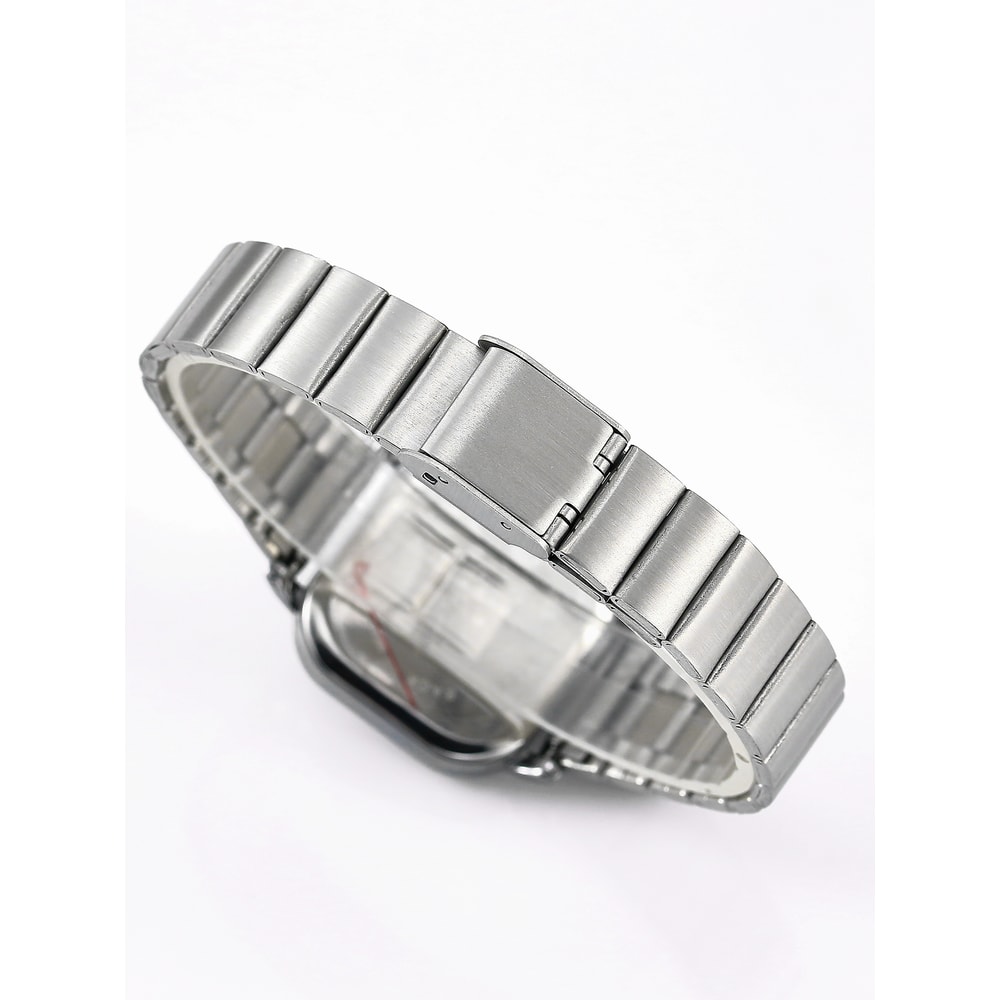 Denvosi Square Watch for Women Stainless Steel Minimalist Quartz Fashion Wristwatch