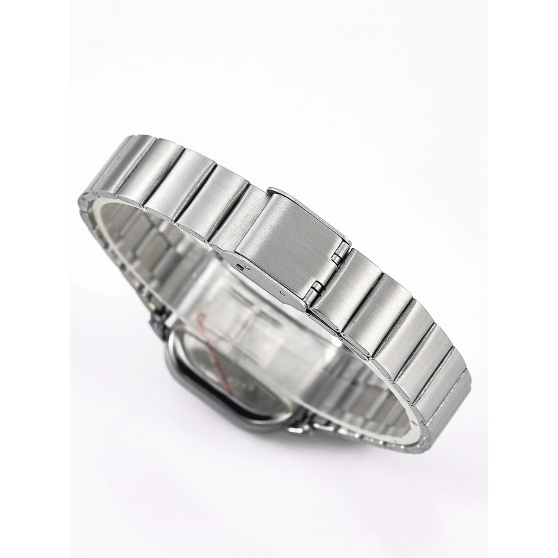 Denvosi Square Watch for Women Stainless Steel Minimalist Quartz Fashion Wristwatch