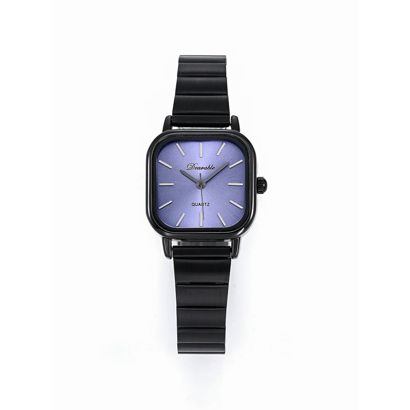 Denvosi Square Watch for Women Stainless Steel Minimalist Quartz Fashion Wristwatch