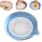 Ceramic Ginger Grater Plate with Pour Spout – Manual Garlic Grinder & Kitchen Grinding Dish