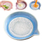 Ceramic Ginger Grater Plate with Pour Spout – Manual Garlic Grinder & Kitchen Grinding Dish