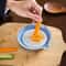 Ceramic Ginger Grater Plate with Pour Spout – Manual Garlic Grinder & Kitchen Grinding Dish
