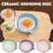 Ceramic Ginger Grater Plate with Pour Spout – Manual Garlic Grinder & Kitchen Grinding Dish