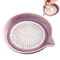 Ceramic Ginger Grater Plate with Pour Spout – Manual Garlic Grinder & Kitchen Grinding Dish