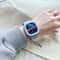 Elegant Big Square Womens Quartz Watch With Silicone Strap Waterproof Casual Wristwatch 5