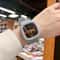 Elegant Big Square Womens Quartz Watch With Silicone Strap Waterproof Casual Wristwatch 9