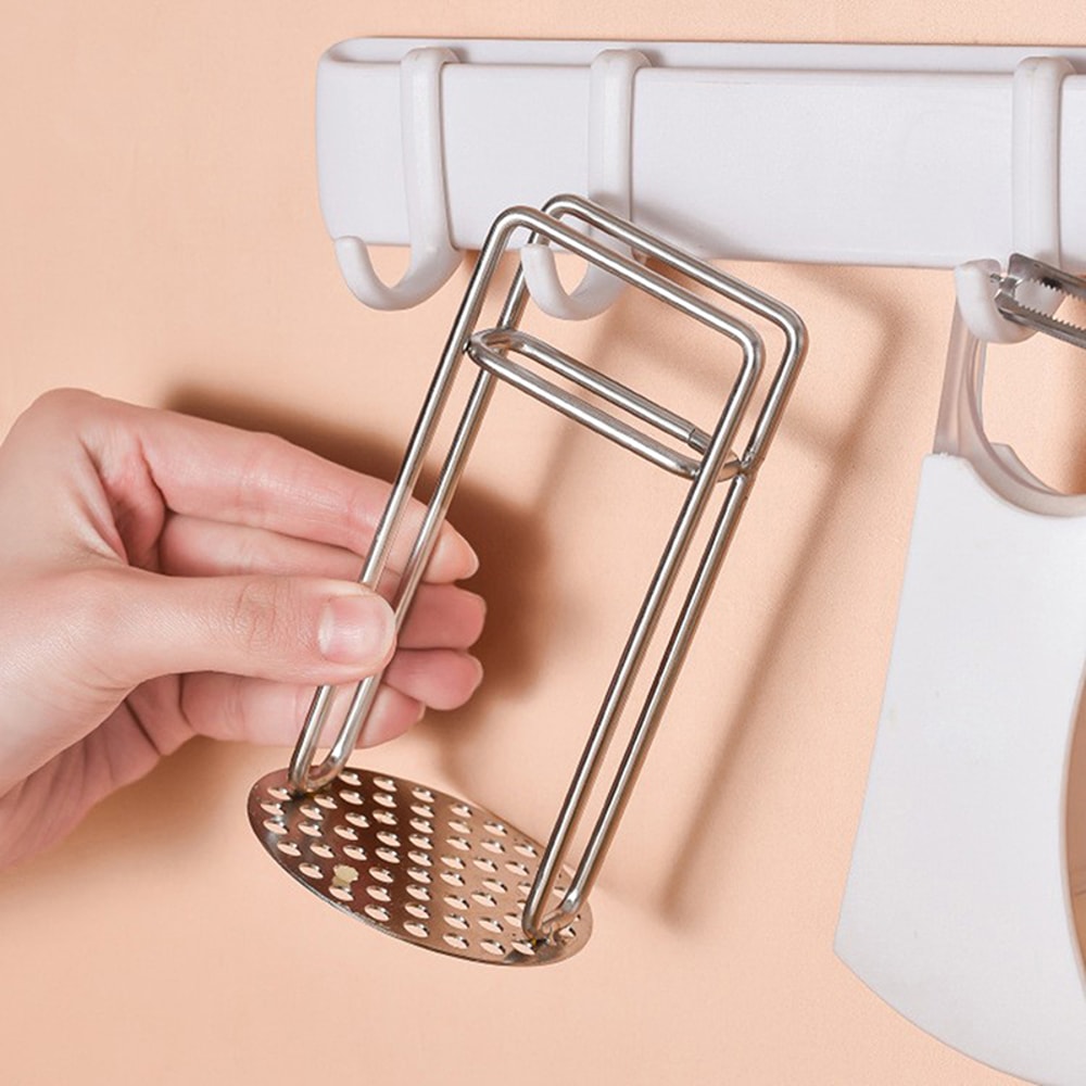 Stainless Steel Potato Masher Durable Vegetable Fruit Press Kitchen Tool 3