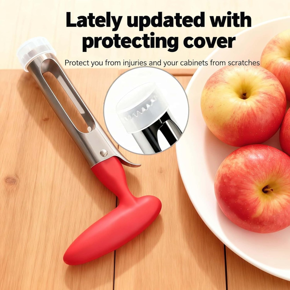 Stainless Steel Apple Corer Tool With Ergonomic Grip For Fast Easy Fruit Prep 1
