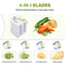 Multi Blade Vegetable Spiralizer Cutter for Zucchini Noodles and Healthy Veggie Pasta