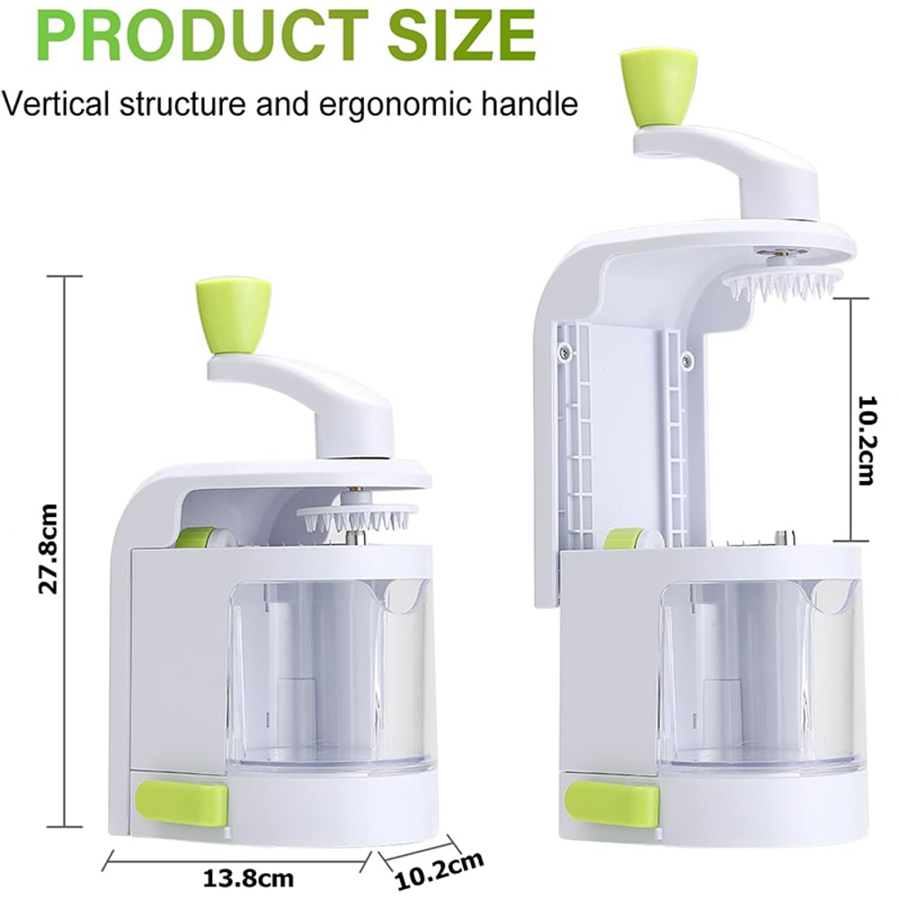 Multi Blade Vegetable Spiralizer Cutter for Zucchini Noodles and Healthy Veggie Pasta