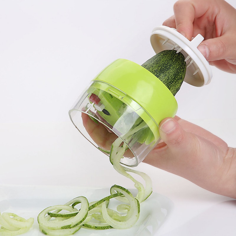 Adjustable Spiral Vegetable Cutter Multi Blade Vegetable Slicer For Quick Healthy Prep 0