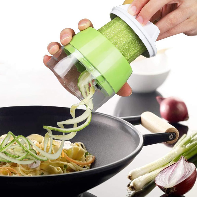 Adjustable Spiral Vegetable Cutter Multi Blade Vegetable Slicer For Quick Healthy Prep 4