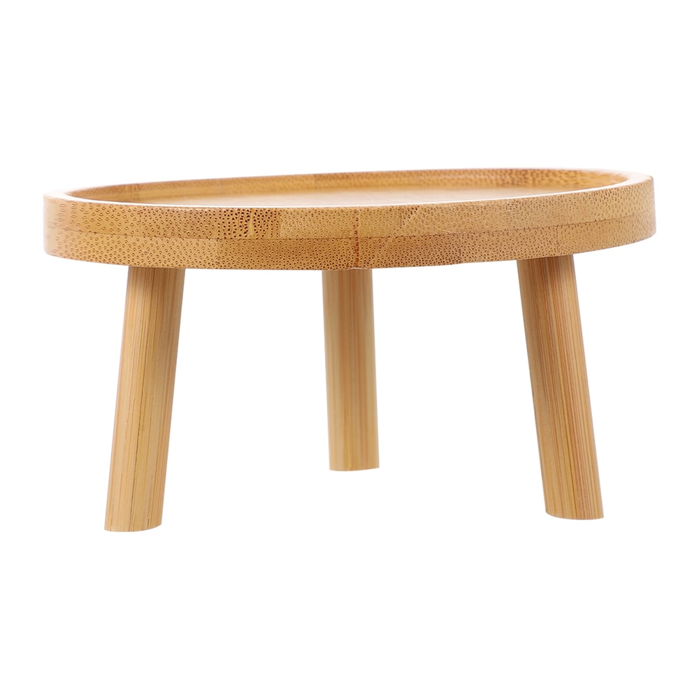 Solid Wood Round Plant Stand Indoor Decorative Flower Pot Display Rack