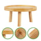 Solid Wood Round Plant Stand Indoor Decorative Flower Pot Display Rack