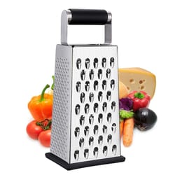 stainless steel cheese grater with handle multi blade vegetable slicer garlic mincer
