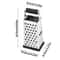Stainless Steel Cheese Grater With Handle Multi Blade Vegetable Slicer Garlic Mincer 3