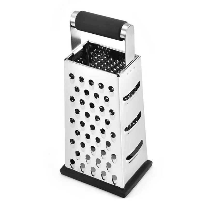 Stainless Steel Cheese Grater With Handle Multi Blade Vegetable Slicer Garlic Mincer 5