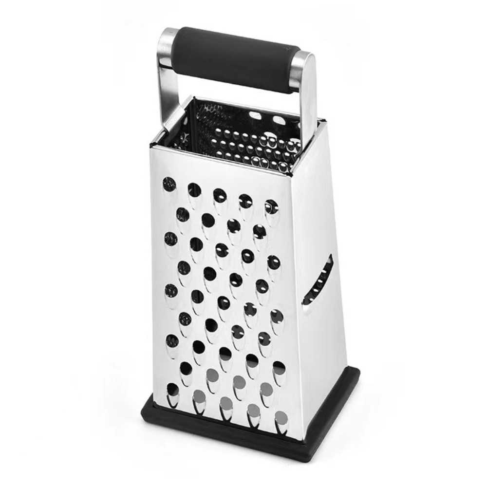 Stainless Steel Cheese Grater With Handle Multi Blade Vegetable Slicer Garlic Mincer 6