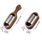 Stainless Steel Cheese Grater with Container Wooden Storage Box Manual Cheese Slicer