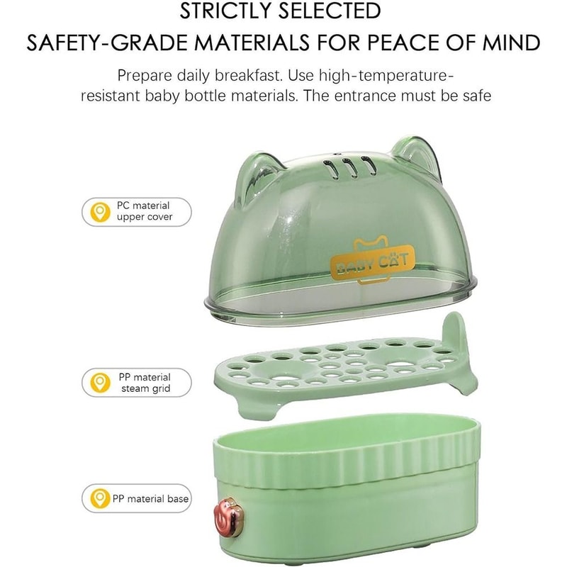 Smart Electric Egg Cooker with Timer Compact Egg Boiler Machine for Perfect Soft or Hard Boiled Eggs