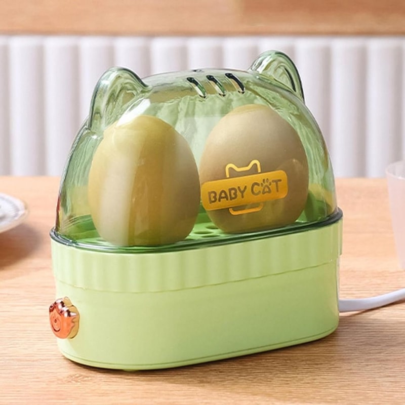 Smart Electric Egg Cooker with Timer Compact Egg Boiler Machine for Perfect Soft or Hard Boiled Eggs
