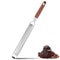 Stainless Steel Lemon Zester Cheese Grater With Wooden Handle For Citrus Nutmeg Hard Cheese 0