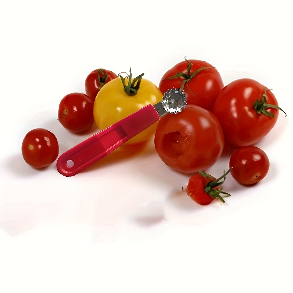 Multi Use Fruit Corer Tool Strawberry Huller Tomato Corer Kitchen Prep Tool 1