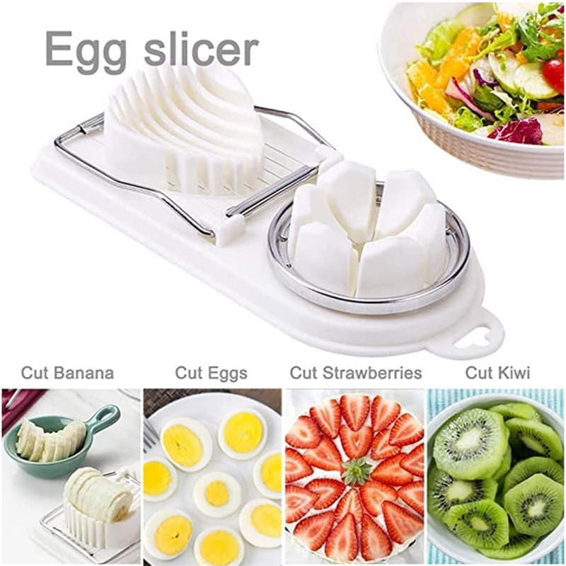 Egg Slicer Stainless Steel Wire Cutter For Perfect Slices Petals 2